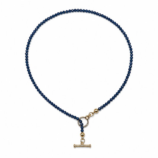 Blue Tide Agate Seaside Necklace
