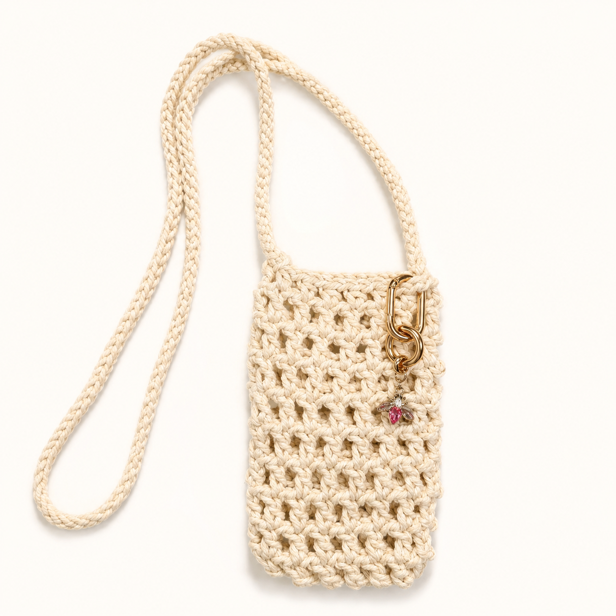Market Day Macramé Phone Bag